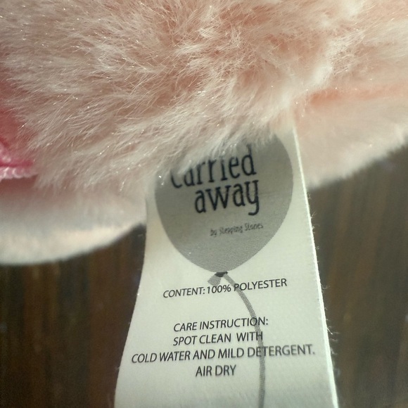 Like New! Carried Away 🎈Pretty in Pink Plush Bunny Backpack - Picture 2 of 9